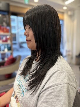 ファースト 長町店(first) 【ロングレイヤー】さり気ないアンブレラカラーで周りと差がつく