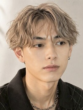 ムク 横浜店(muku) 横浜メンズブリーチメンズカラーミルクティーベージュピンク金髪
