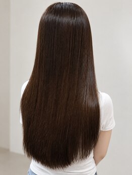 ベルバイグロー(belle by grow)の写真/《酸性ストレート取扱店》従来の縮毛矯正よりもダメージが少ない酸性縮毛でするんとした指通りの美髪が叶う
