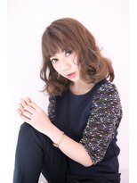 ヘアーアンドファッションシオミエイチ (hair＆fashion shiomi H) 【shiomi H】 ゆるふわ大人可愛いカールミディアム