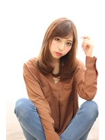 フェリシータ 服部店(felicita) 斜めバング×ひし形シルエット♪グレージュロブ