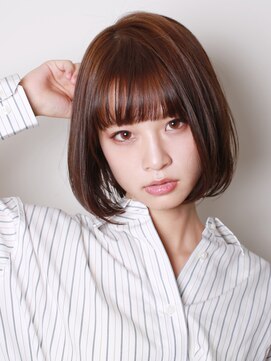 ルージュ 目白台店(ROUGE) 小顔カット/艶髪ストレートボブ【護国寺駅.目白台】