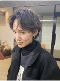 ショートにパーマ