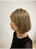 ふわっと柔らかいベージュ系カラー
