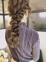 カノンヘアー(Kanon hair)&nbsp;編み下ろしアレンジ