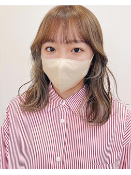 アンカーデイズ(Anchor Days) ベージュカラー セミロング/ブラウンベージュ/シルキーベージュ