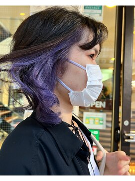 アロ 調布店(ARO) インナーカラー・イヤリングカラー・ダブルカラー・ケアブリーチ