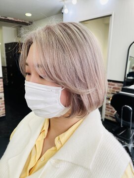 ピース(PEACE) ハイトーン/ボブ/韓国