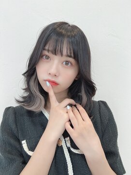 ルイス(L'wis) 地毛を傷めないイヤリングカラーエクステ、外ハネミディアム