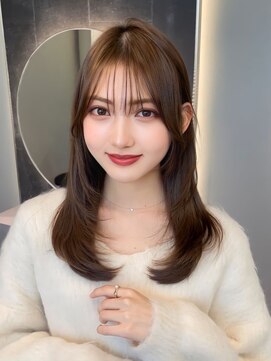 ウルスバイバレット 銀座(Urus by VALETTE) ワンホン＆韓国ヘア/顔周りレイヤーカット/前髪カット1