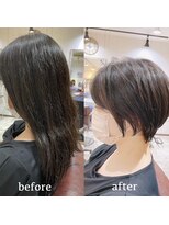 ティアラ 桜木町(TIARA) REAL SALON WORK～20代、30代、40代似合わせショートボブ