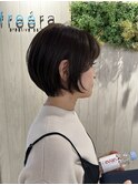 ウルフカットエアリーショート大人かわいい大人ショート