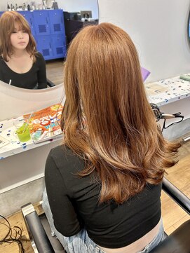 ラック 津田沼(LUCK) 切りっぱなしボブ/エアリーロング/美髪/ピンクブラウン/津田沼