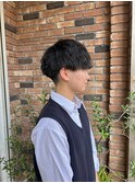 メンズライク刈り上げマッシュヘア