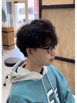 メンズギフト(men's GIFT) 刈り上げツーブロックツイストスパイラルパーマメンズマッシュ