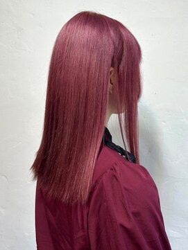 リコ 池袋東口店(Liko) ローズピンク ストレート ハイトーン ダブルカラー イルミナ