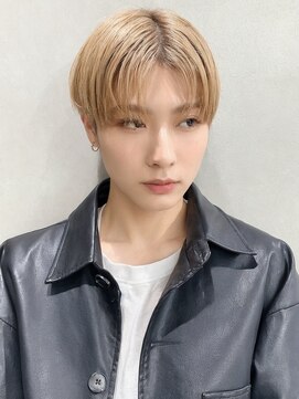 アース 相模大野店(EARTH) ナチュラルマッシュ ハイトーンカラー ミルクティーベージュ