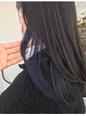 イヤリングカラー×ネイビーブルー