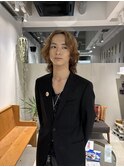 メンズミディアムウルフ