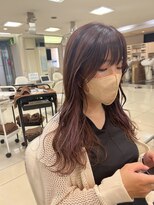 ショコララテ&nbsp;【インナーカラー】ピンクロング　熊谷