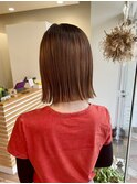切りっぱなしボブ