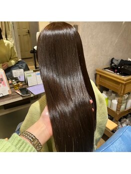 アルケー ヘアアンドヘッドスパ 錦糸町南口店(arche Hair&head spa)の写真/内側から補修するTRで毛先までまとまる艶髪に。カラーも思いきり楽しめる♪[錦糸町/錦糸町南口]