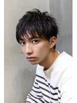 ルーツ(ROOTS)&nbsp;ポイントパーマでつくるマッシュウルフ