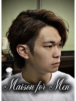 メゾンフォーメン トアロード(Maison for men TorRoad)&nbsp;７、３縦落ちスパイラルパーマ