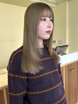 ロジェ(loje) 20代30代40代　大人ガーリー／オリーブベージュ