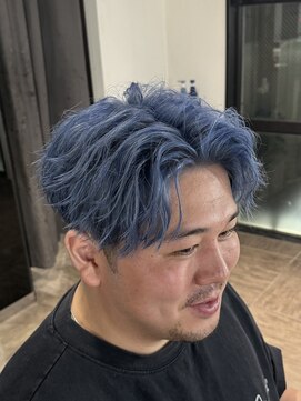アンドバイモードケイズ (and by MODE K's) メンズブルーカラー