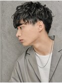 ツーブロック スパイラルパーマ メンズマッシュ KIND