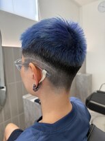 グラムヘアー(GLAM HAIR) ブルーハワイカラー