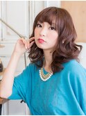 甘辛ウェーブセミディ