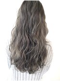 【vicushair】グレージュ ハイライト.バレイヤージュ