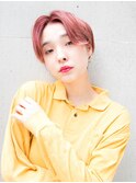 ベリーピンク 似合わせカット 小顔☆