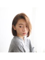 ルーツ(roots)&nbsp;ボブ　切りっぱなし　外国人風　クール　ニュアンス