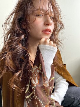 ガレージ バイ グリーン 原宿 表参道(Garage by green) 【loki】ウザバング×ロングウェーブ