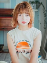 プロデュース 相模原店(Produce)&nbsp;シースルーバング♪ヌーディーカラー☆ボブ