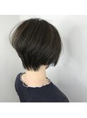 骨格補正ショートボブ