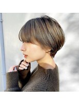 ラナ 渋谷(Lana)&nbsp;【Chill】大人かわいい季節のピンクベージュクールショートボブ