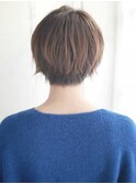 ニュアンスカールのショートスタイル