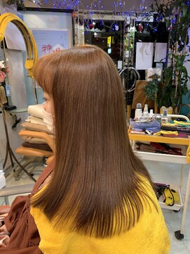 ヘアースタジオエル カット、カラー