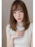 カーキオレンジブラウン透け感ラインカラー301Z戸頭10代20代30代