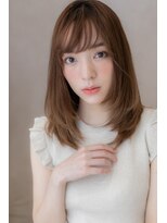 カバーヘア イヴ 戸頭店(COVER HAIR EVE) カーキオレンジブラウン透け感ラインカラー301Z戸頭10代20代30代