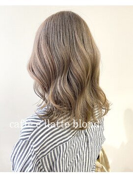 アナザヘアー なんば 高島屋前店(ANAZA hair) ＊韓国風　ヨシンモリ　caffe e llatte blond＊