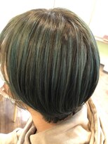 ヘアー バイ ミーズ(hair by Mii’s)&nbsp;オリーブグリーン/ブリーチonカラー