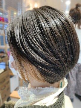 グラッシー センター北店(GLASSI) 【GLASSI】大人かわいいボブ★インナーカラー★脱白髪染め