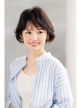 マグノリア オモテサンドウ(MAGNOLiA Omotesando) プリカールで根元ふんわりマッシュひし形ショートパーマ