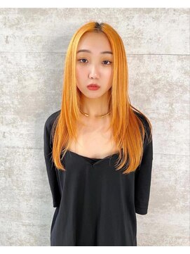 ダブ アオヤマ(DaB AOYAMA) オレンジヘアー / デザインカラー