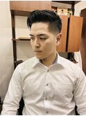 フェード メンズカット スーツにも似合う